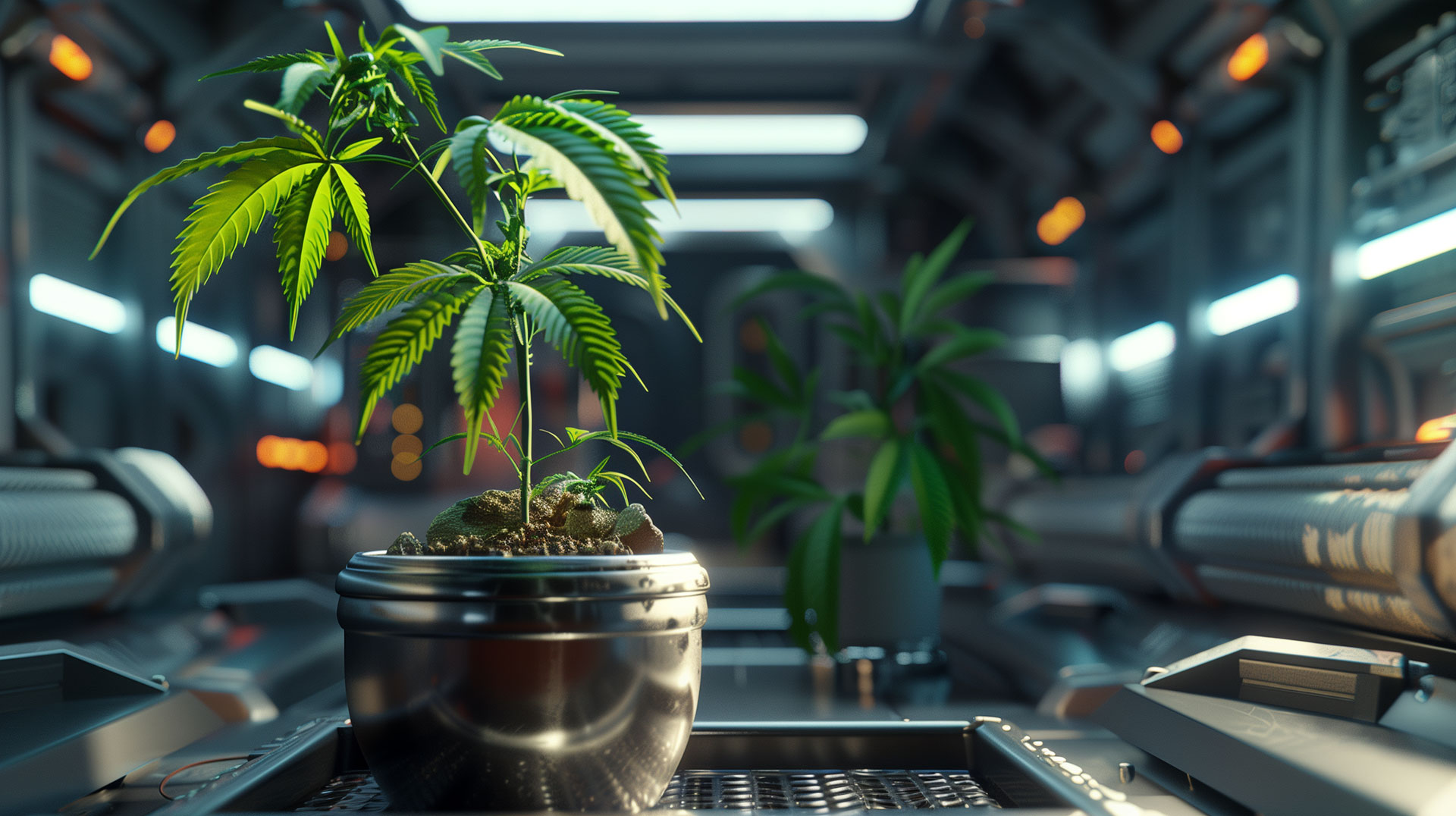 Cannabis Steckling im Spaceship